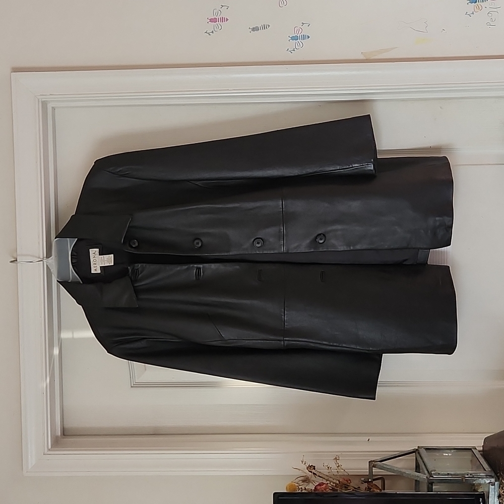 100% Leather Car Coat
